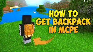 How to download backpack mod in MCPE😱 minecraft | Brownboyop | #minecraft #mcpe #backpackmod screenshot 3