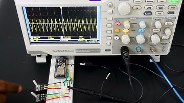 Triangular Wave Generator | #arduino #arduinoproject #esp325