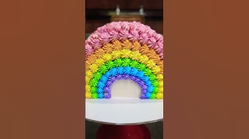 Thumbnail of Rainbow cake #music #song #love #tamil #newsong #lovesong #cover #cake #sideserfcakestudio