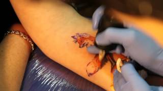 LiviNk Tattoo (Timelapse): Fox