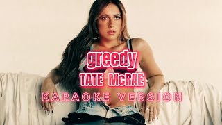 greedy - Tate McRae (Instrumental Karaoke) [KARAOK&J]