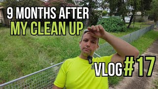 VLOG #17 I get a SHOCK when I revisit a place I cleaned up for Free Mow Fridays.