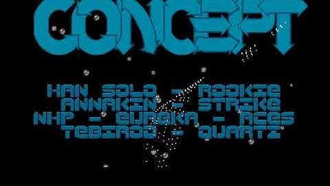 Concept - Cylindric Scroll Amiga Intro