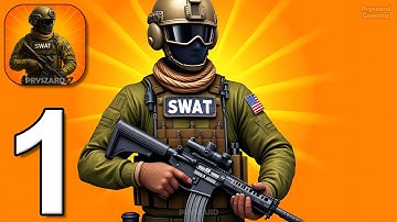 Rescue Agent: Shoot & Hunt - Gameplay Walkthrough Part 1 - Become A SWAT Member (iOS, Android)