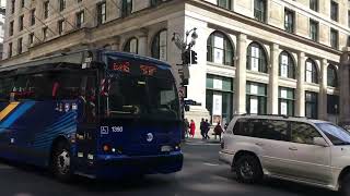 MTA NYCT Bus action on 5th Ave.