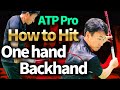 [Tennis] Be Like Federer! Former Japan No.1 Player Teaches One Hand Backhand Tips