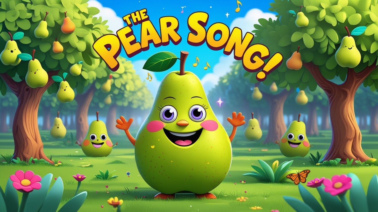 🎶 The Pear Song - Fun, Fruity Adventure for Kids! 🍐🎶 