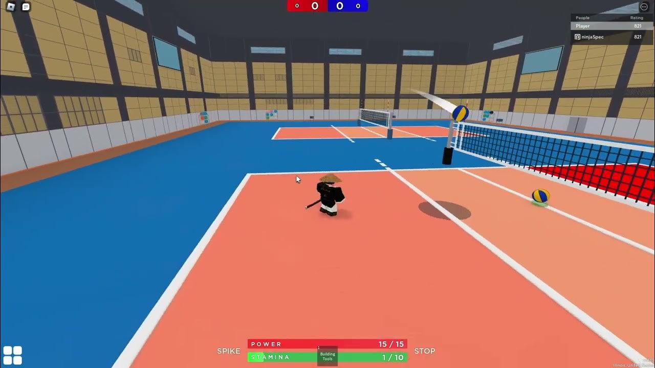 How to do the trip serve in volleyball 4 2 roblox youtube
