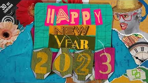 New Year Countdown Collage for After Effects 2023