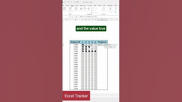 Maak een projecttracker om als een professional te functioneren #excel #exceltips #exceltutorial