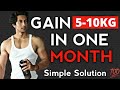 How To Gain Weight For Skinny Guys Fast | No Supplement | Tapas Fitness