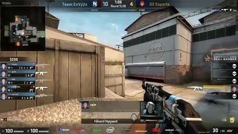 Rain 1v5 Cache vs EnVyUs LIVE Footage