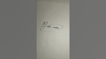 MAHNOOR Name Signature Style #Shorts #signaturestyles #signature #writingskills #calligraphy