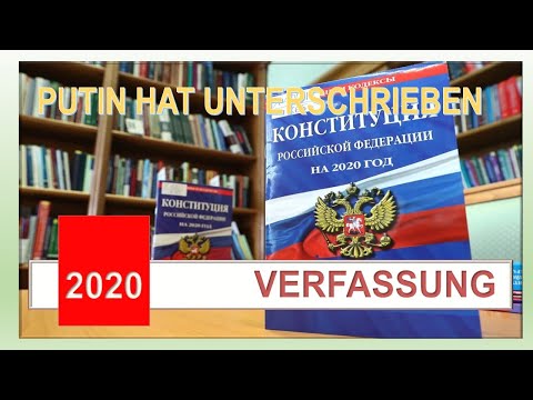 Video: Wie Oft Wurde Die Verfassung Russlands Geändert?