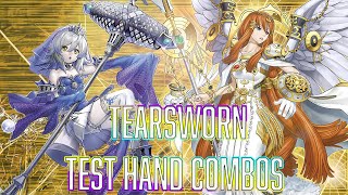 YUGIOH Tearsworn Test hand Combos