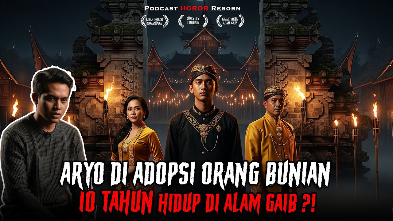 ARYO DI ADOPSI ORANG BUNIAN, GIMANA RASANYA 10 TAHUN HIDUP DI ALAM GAIB ⁉️