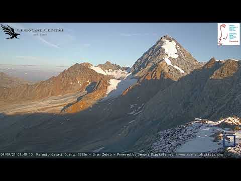 Timelapse Gran Zebrù, Königspitze - 4 settembre 2021