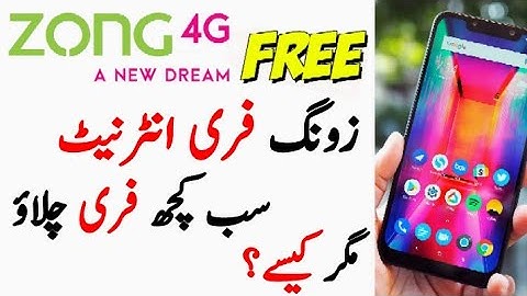 Zong Free Internet 2019 New Trick | Free YouTube