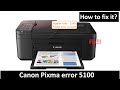 How to fix Support code 5100 in a canon printer