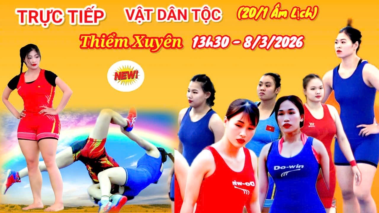 Truyền Hình Trực Tiếp Vật Dân Tộc hội làng Thiểm Xuyên Chiều 8/3/2026 (20/1 Âm Lịch)