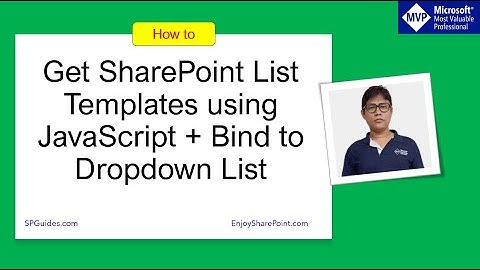 Get SharePoint List Templates using JavaScript