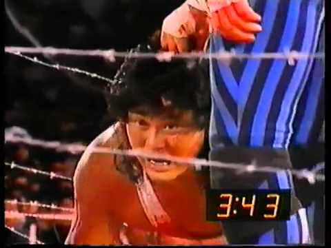 Atsushi Onita Vs. Terry Funk Exploding No Rope Barbed Wire Exploding Ring Time Bomb Death Match