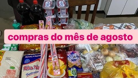 Compras do mês de agosto no atacadão/com preço detalhado🤑.