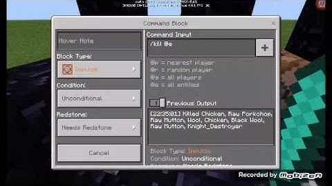Tips And Help To Use Command Blocks On MCPE 1.0.5.3
