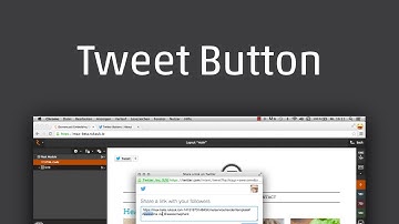 Embedding a Tweet Button (EN)