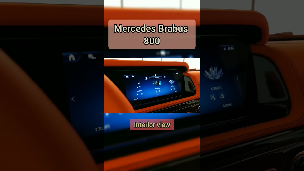 😃😁 Mercedes Brabus interior view || 