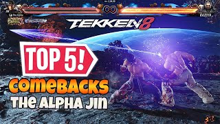 Tekken 8 | Top 5 Jin Kazama Comebacks | The Alpha Jin
