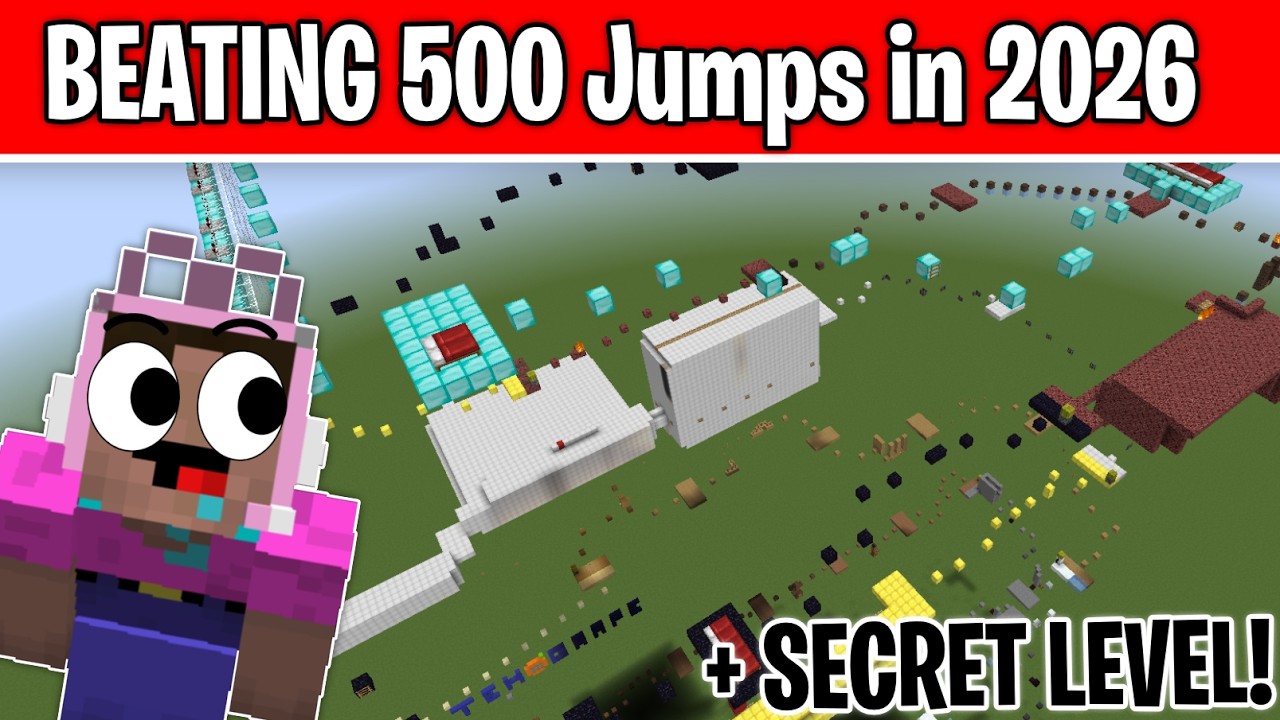 BEATING 500 Jumps to Success in 2026! (Legendary Minecraft Parkour Map ...