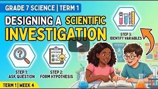 Designing a Scientific Investigation: Grade 7 Science Term 1 Week 4