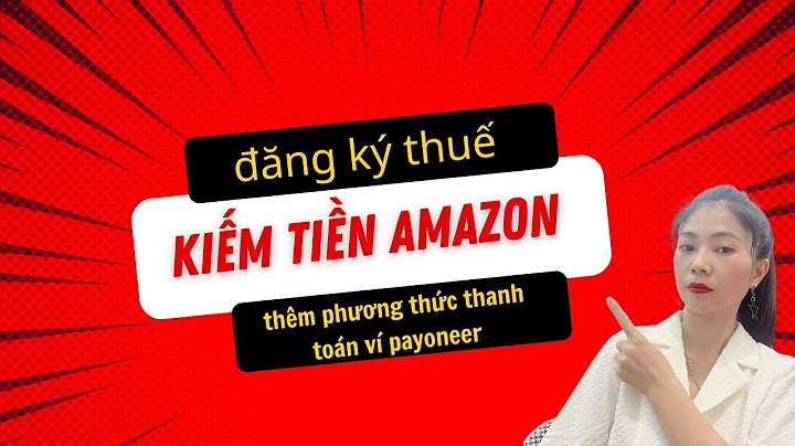 Hướng dẫn cập nhật thông tin thuế amazone