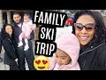 FAMILY SKI TRIP!! | SO FUNNY HE KEPT FALLING!! LOL | ESDDI RING LIGHT