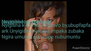 BUTERA KNOWLES NYIGISHA KARAOKE (Titi on the beat Sky studio)