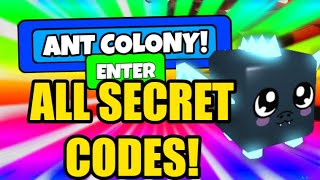 All Secret Owner Codes In Ant Colony Simulator Codes In Description Youtube