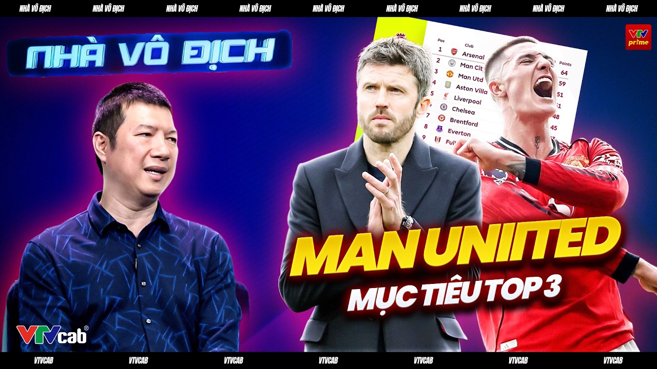 MAN UNITED TRỞ LẠI TOP 3 EPL SAU 3 NĂM: CARRICK ĐƠN GIẢN NHƯNG KHÔNG TẦM THƯỜNG | NHÀ VÔ ĐỊCH