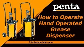 How To Operate Hand Operated Grease Dispenser