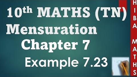 10th maths chapter 7 example 7.23 TN samacheer hiba maths