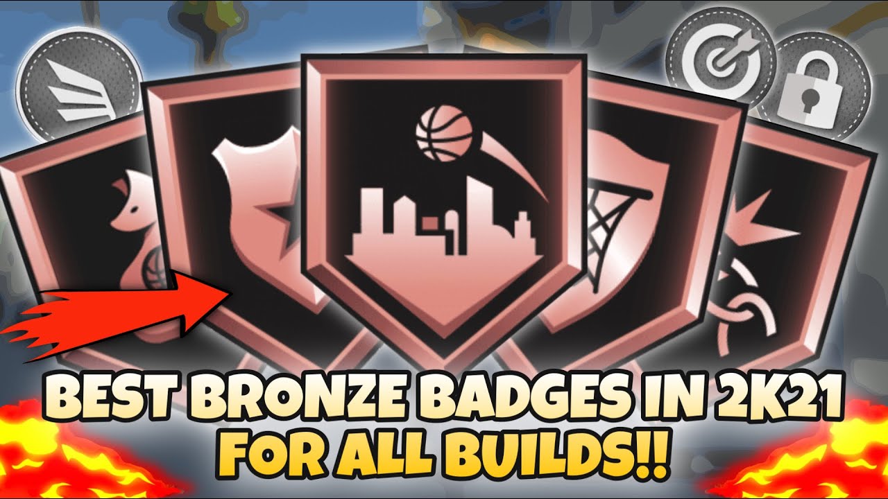 BEST BRONZE BADGES IN 2K21 FOR ALL BUILDS‼️🤩 SLASHING, SHOOTING