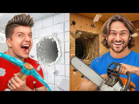 100 Layers of STYROFOAM vs CARDBOARD!