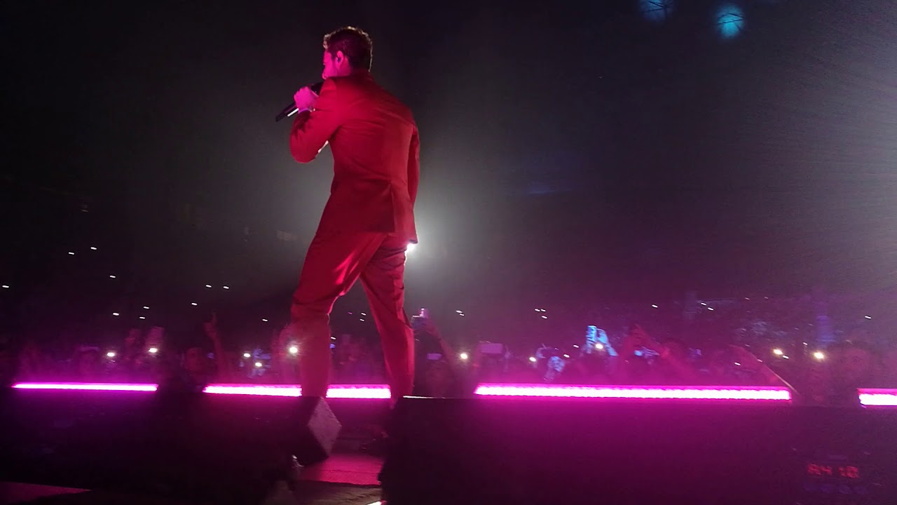 inicio concierto David Bisbal Palau Sant Jordi 2018