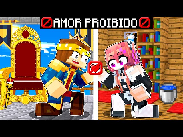 O AMOR PROIBIDO de uma ELEMENTAL e um GAROTO HUMANO no Minecraft ◂Miika▸ 