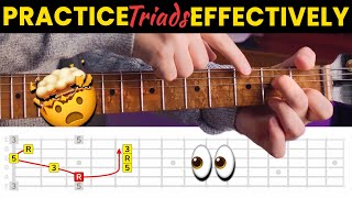 Visualise Triads Effectively Using CAGED & Intervals