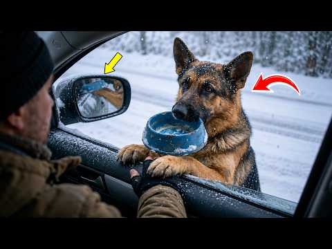 A policeman used to feed a pregnant stray dog ​​every morning… until one day she disappeared.