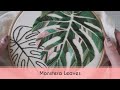 Monstera Leaves | Embroidery Tutorial