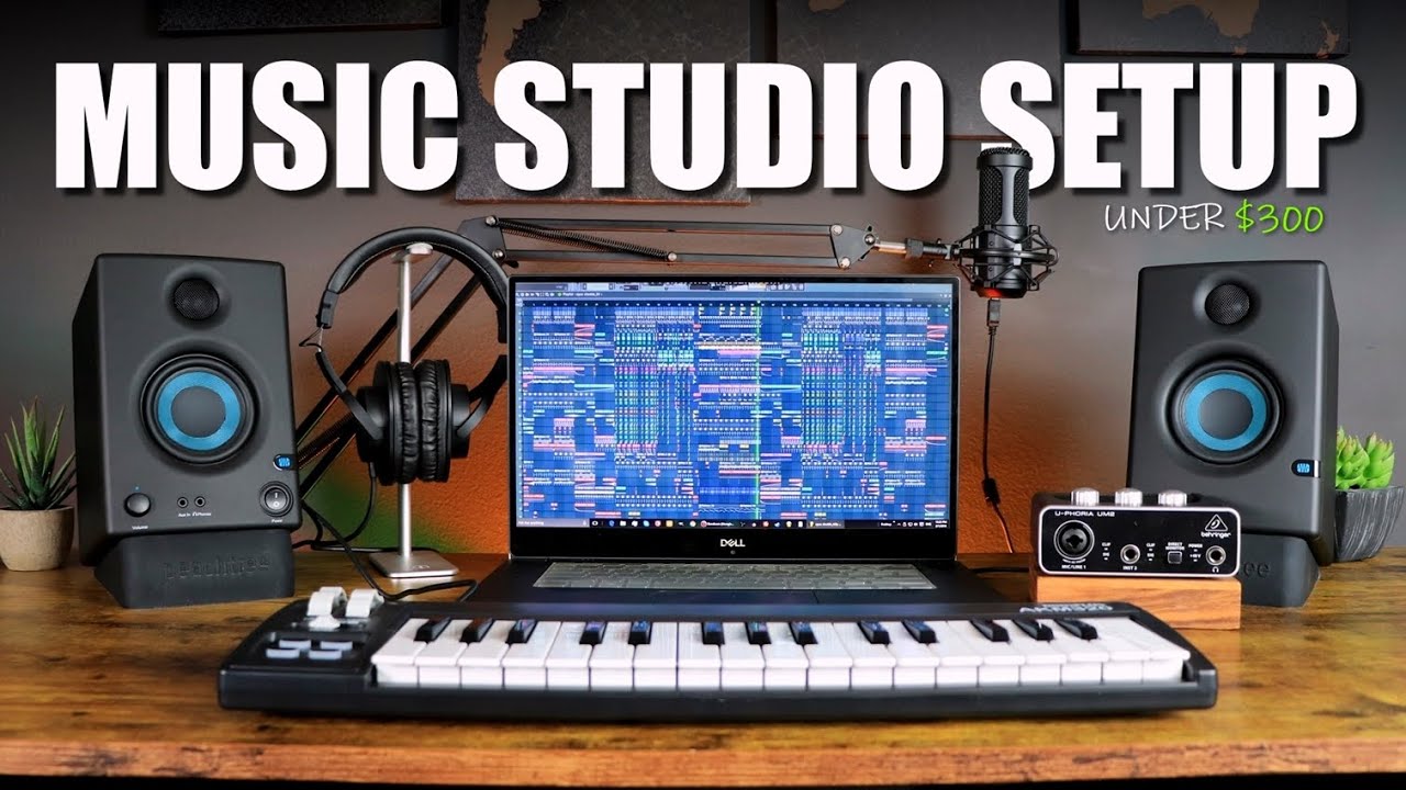 Home Studio Setup On a Budget (For Beginners Under $300) - The Perfect Home  Music Studio Starter Kit - YouTube