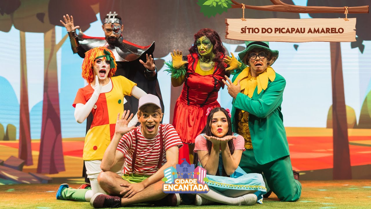 Teatro - Sítio do Pica Pau Amarelo - Esqueceram a Emília - Cidade Encantada