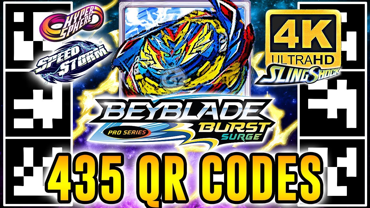 All beyblade qr codes